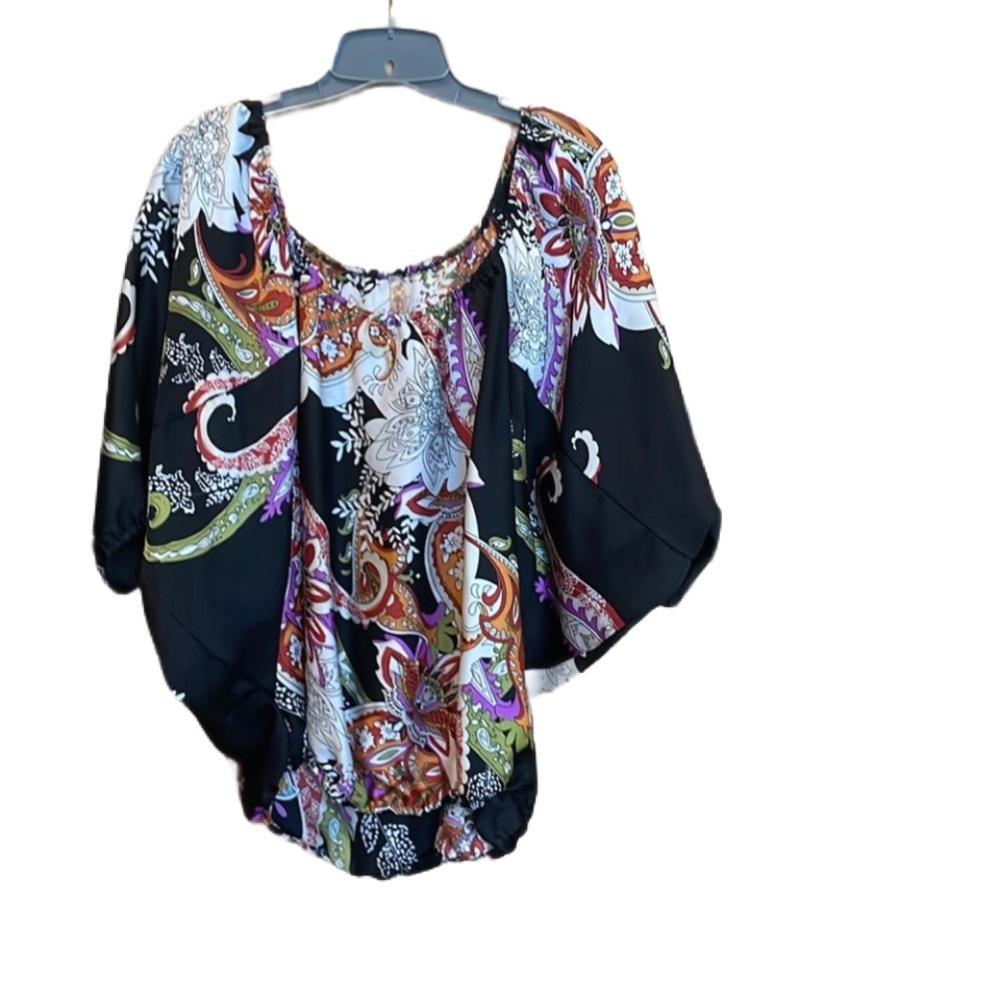 Paula kc multicolor blouse size large